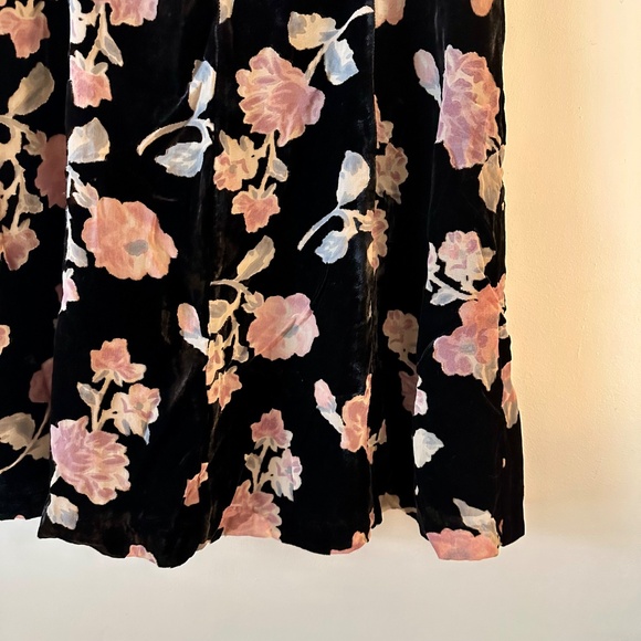 Nanette Lepore Velvet Floral Mini Dress - Picture 2 of 9